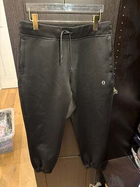 Beardedgoat Men's Performance Joggers Black Size Large made in USA